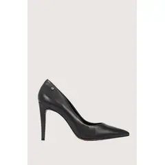 VELEZ - Vélez Tacones Cerrados De Cuero Liso Negro