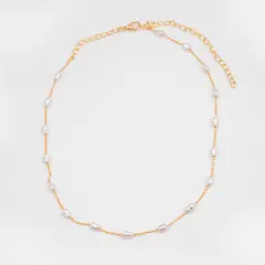 ENIGMA - Collar Choker Dulce Perlado