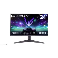 LG - Monitor 24 Gamer UltraGear™ Full HD 180Hz AMD FreeSync™ 24GS50F-B