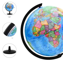 GENERICO - Mapamundi Globo Terráqueo De Escritorio Mundo 10.6 Cm