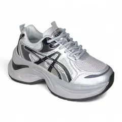 GENERICO - Tenis Zapatillas Para Mujer Tiger Importado Gris