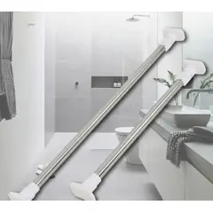 GENERICO - Tubo para ropa,cortina, barra expandible 90 cm -160 cm