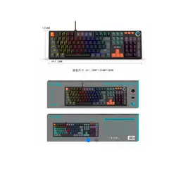 WEIBO - TECLADO MECANICO 60% WB-777