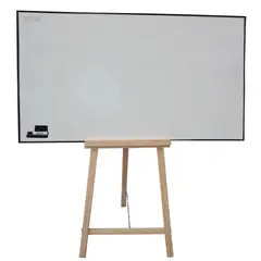 WOOD PETS - Tablero Acrílico Borrable CuadriculaTripodeBorrador 120cmx160cm