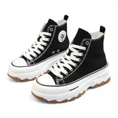 GENERICO - Tenis Zapatillas Para Mujer RunStar Alto Importado Negro