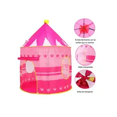 GENERICO - Carpa Castillo Niñas Niños Impermeable Infantil rosa