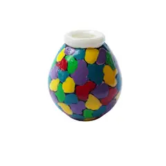 ARTESANAL - PESEBRE MINIATURA EN MOYA TALLADO SOBRE TAGUA