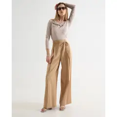 SEVEN SEVEN - Pantalon Sastrero Peach Para Mujer Camel