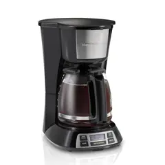 HAMILTON BEACH - Cafetera programable Bold Brew 12 tazas