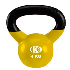 K6 - Mancuerna Pesa rusa Fitness 4 kg de Hierro Para Ejercicios en Casa, Gym