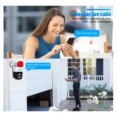 GENERICO - Cámara De Seguridad Con Panel Solar 4G