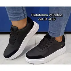 URBAN PLUS - TENIS PARA MUJER NEGROS