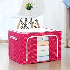 MILOPTS - Cesta Caja Organizadora Plegable Para Ropa Closet Roja