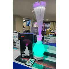 GENERICO - Parlante Florero Bluetooth 12 colores fibra optica control