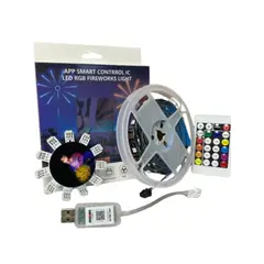 SHUNGA - Luces Led Rgb Fireworks Con Control App