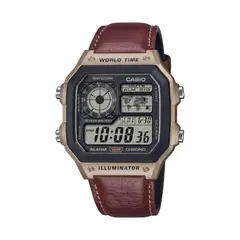 CASIO - Reloj AE-1200WHL-5A Cafe Para Caballero