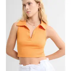 SEVEN SEVEN - Camiseta Para Mujer Manga Sisa Color Naranja Marca #28096152