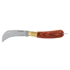 TRUPER - Cuchillo Industrial Electricista 8x2mm Mango Madera