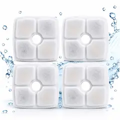 ONE PIXEL - Combo Filtros De Repuesto Para Fuente De Gatos Agua X4 Unidades