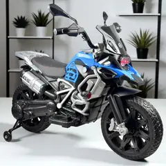 BEBESUNITA - Moto Eléctrica Para Niños 12V Con Luces Led Llanta de Goma