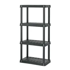 PRETUL - Estante Plástico 125x38x61cm 4 Repisas Carga 175kg