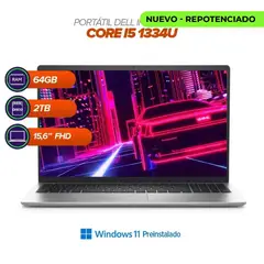 DELL - Portátil Inspiron 3530 Intel Core i5 1334U 64GB RAM 2TB SSD 15.6” FHD
