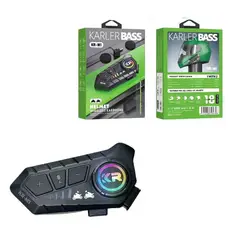 SHUNGA - Intercomunicador KR-M1 Helmet Wireless Earphone Sistema Bluetooth