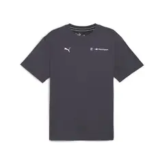PUMA - Camisa Tshirt Marca Bmw Mms Ess+ Logo Tee Gris Hombre