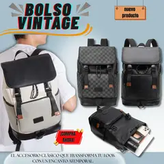 BOLSOS Y ACCESORIOS MB - BOLSO CUERO VINTAGE PARA HOMBRE VERSION 4.0