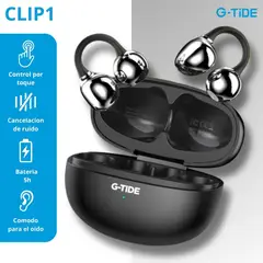 GENERICO - Audifonos Inalambricos G-TIDE CLIP 1 - Negros