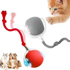 GENERICO - Pelota Interactiva Juguete Gato Perro Bola Recargable Usb
