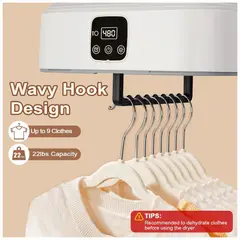 GENERICO - Secadora De Ropa Eléctrica Tendedero Portátil Plegable