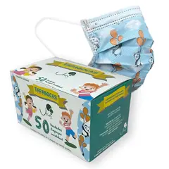 UKAINT - Tapabocas Infantil 50 Invima 3 Capas niño