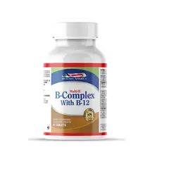 HEALTHY AMERICA - SUPLEMENTO B-COMPLEX WITH B-12 X 90 TABLETAS