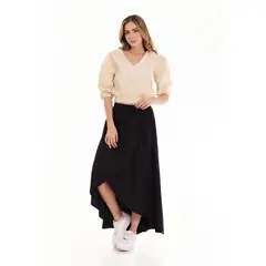 BELIFE - Blusa con manga bombacha para mujer