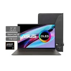 ASUS - Portátil Zenbook 16-UM5606KA AMD Ryzen AI 7 350 Ram 24GB Ssd 1TB