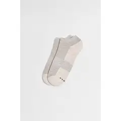 KOAJ - Medias tobilleras unicolores con planta en contraste Mujer