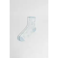 KOAJ - Medias unicolores largas con diseños de playa Mujer