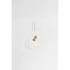 KOAJ - Medias cremas claras cortas con diseños de ositos Mujer