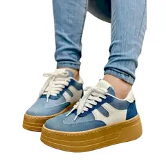 EVEGONZ - Zapato Casual Con Plataforma Tenis de Moda