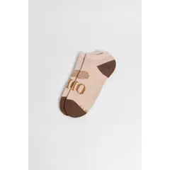 KOAJ - Medias unicolores tobilleras con motivos animal print Mujer