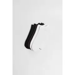 KOAJ - Paquete de medias tobilleras X5 con texturas unicolores Hombre