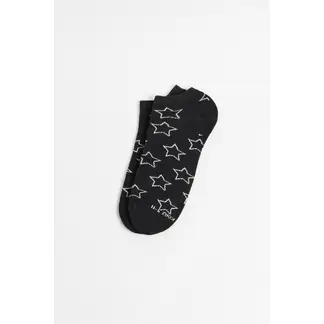 KOAJ - Medias azules tobilleras con diseños de estrellas Mujer