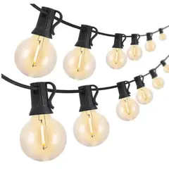 ATILA - Guirnalda Extensión Luces Exterior 7,6m 25 Bombillos Led