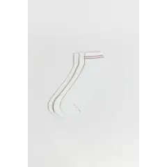 KOAJ - Paquete X3 de medias blancas con texturas de canal Mujer