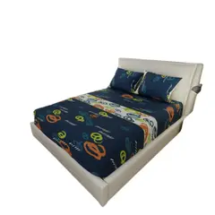 ELEGANCE - Sábana ajustable + 2 Fundas Cama DOBLE 140x190