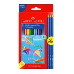 FABER CASTELL - Colores 12 +3 Und