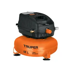 TRUPER - Compresor De Aire 1hp 12l 100 Psi Libre De Aceite