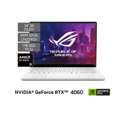 ASUS - Portátil ROG Zephyrus G14 AMD Ryzen 9-8945HS Ram 32GB Ssd 1TB Windows 11 RTX 4060