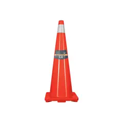 TRUPER - Cono Seguridad Precaución Reflectivo 90 Cm 37x37 Cm
